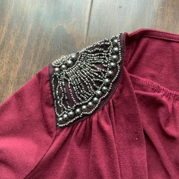 FOREVER 21 Cardigan Beaded. Size M. - Picture 2 of 6